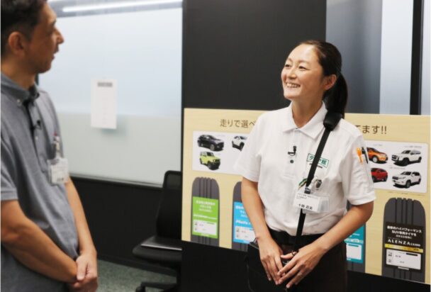 競技の様子：接客グランプリ