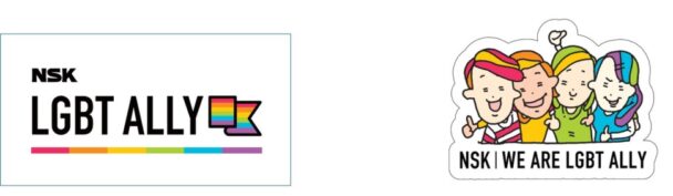 NSKオリジナルロゴ入りALLYステッカー