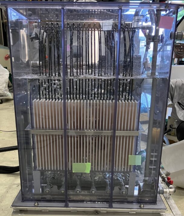 開発した廃液処理システム