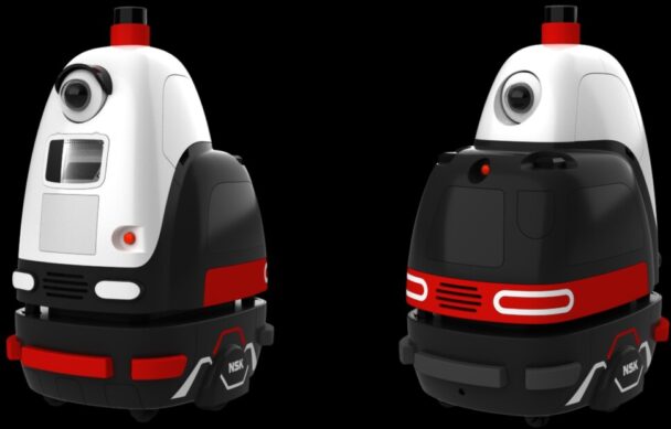 屋外警備ロボットの外観