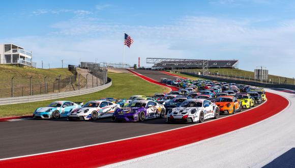 「Ｐｏｒｓｃｈｅ　Ｓｐｒｉｎｔ　Ｃｈａｌｌｅｎｇｅ　Ｎｏｒｔｈ　Ａｍｅｒｉｃａ　ｂｙ　Ｙｏｋｏｈａｍａ」の様子