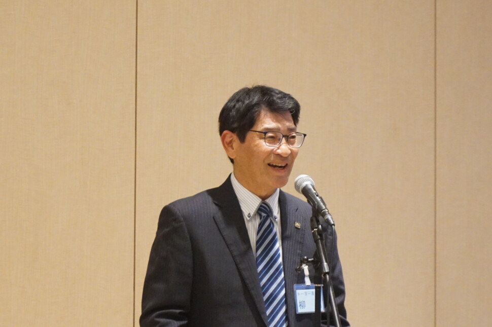 柳浦会長の挨拶