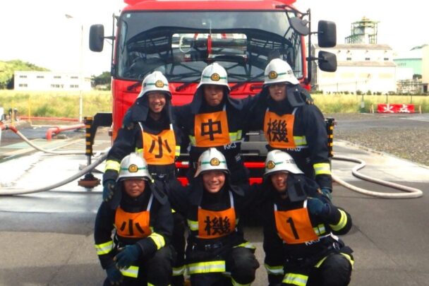 四日市臨海地区共同霞隊コンテスト参加者