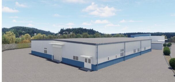 新設する電子ボード工場の完成イメージ図