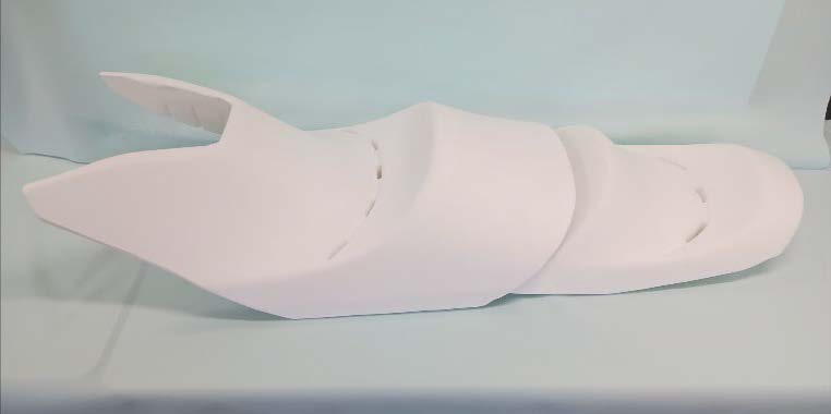 「Fibre Cushion VL」を使用した成型クッション材