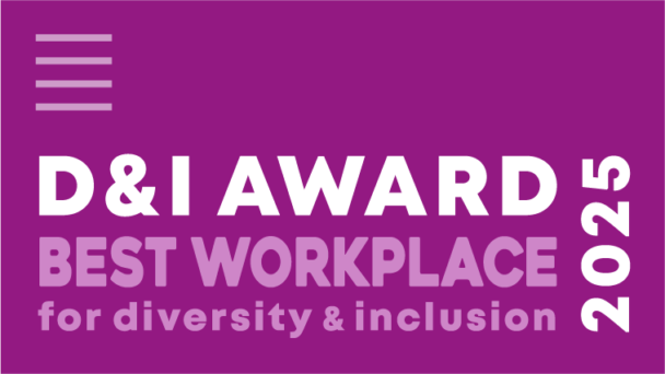「D&I AWARD」ベストワークプレイス受賞のロゴマーク
