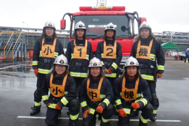 南陽事業所自衛防災組織コンテスト参加者