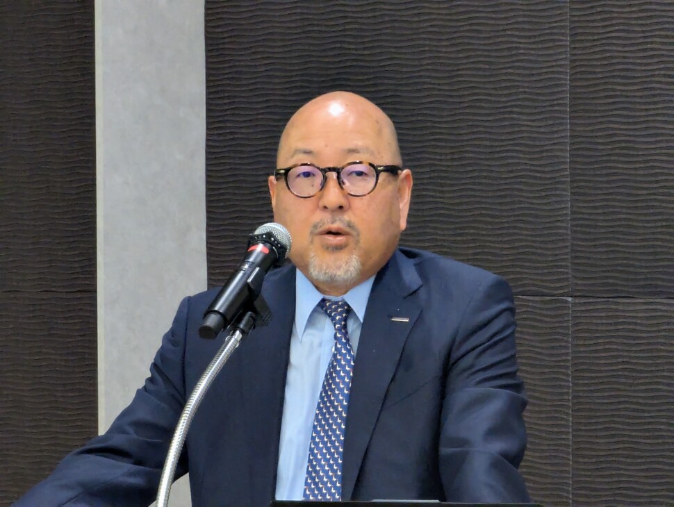 清水会長のあいさつ