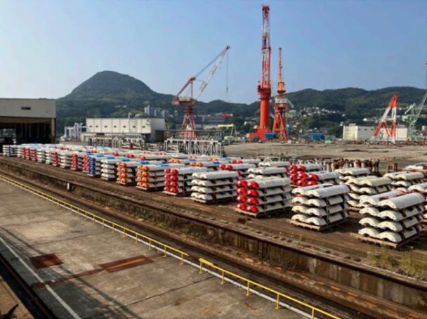 浮力体:2024年8月末に納品、合計820個