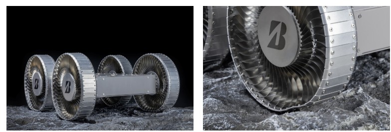 月面探査車用タイヤのコンセプトモデル