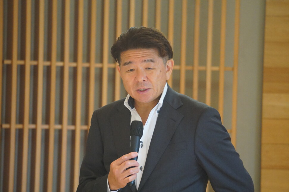 西井英正会長の挨拶