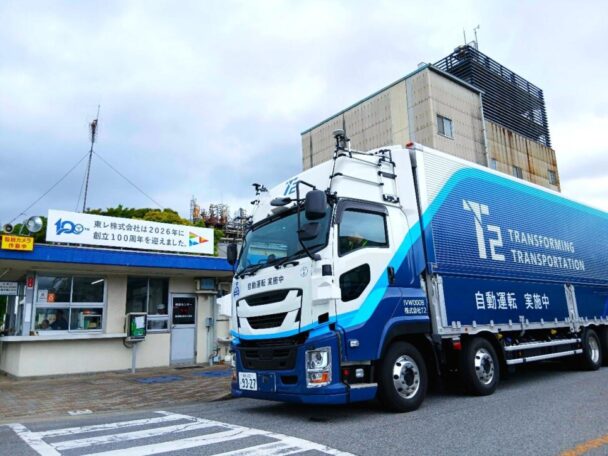 T2が開発したレベル2自動運転トラック