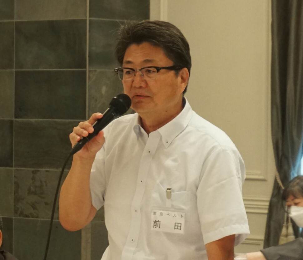 前田理事長の挨拶