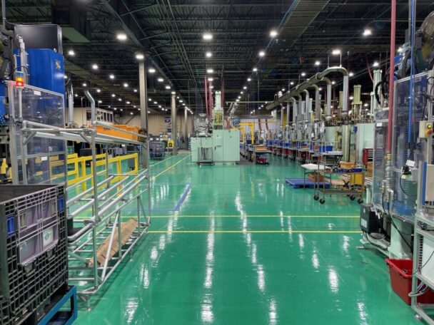 稼働予定の製造ライン