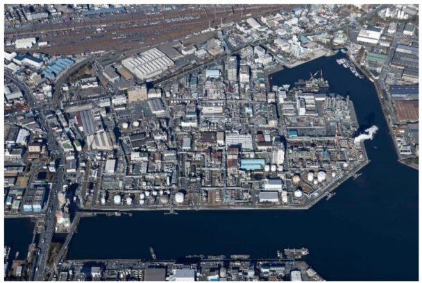 川崎製造所航空写真
