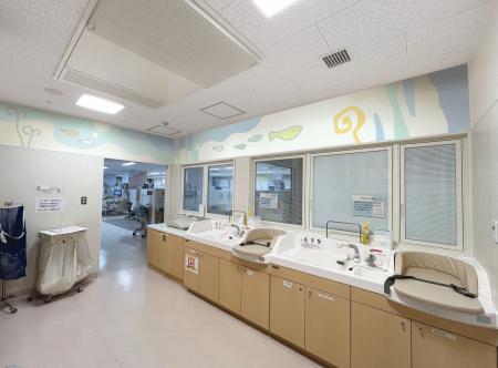 新生児病棟沐浴室の完成イメージ