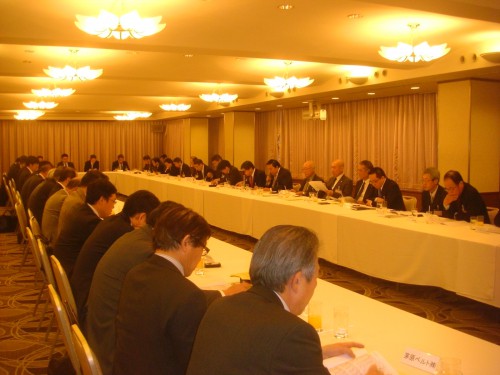 商工懇談会の会場