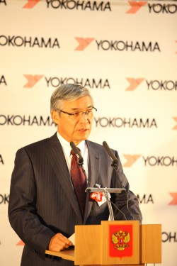 あいさつする南雲会長 あいさつする南雲会長